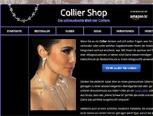 Tablet Screenshot of collier-shop.com